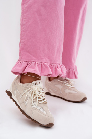 Deportivas de ante para mujer MK61-0705 color gris 2