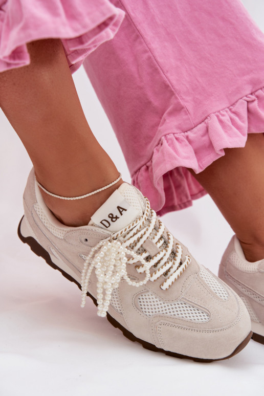 Piel de gamuza Zapatillas modelo zapatos. Femenino MK61-0705 color gris