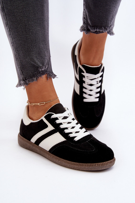 baja de las mujeres Zapatillas modelo zapatos. zapatillas de color negro Eudiopis