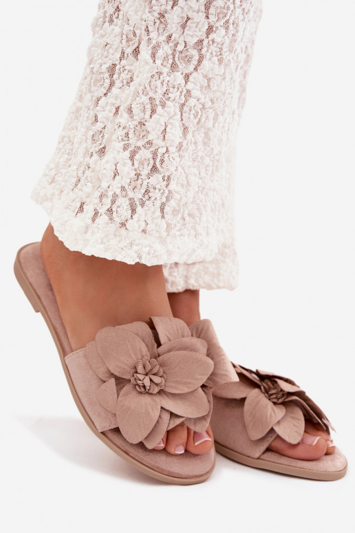 isósceles zapatillas de mujer Con decoracionesi con motivos floralesami beige Elzoria