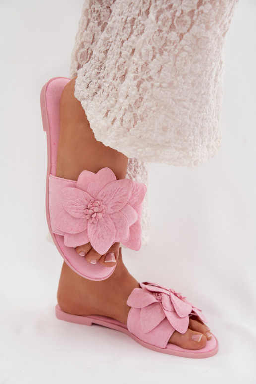 isósceles zapatillas de mujer Con decoracionesi con motivos floralesami color rosa Elzoria