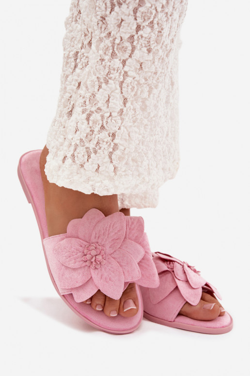 isósceles zapatillas de mujer Con decoracionesi con motivos floralesami color rosa Elzoria