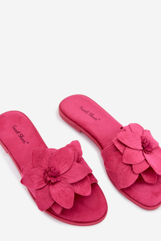 isósceles zapatillas de mujer Con decoracionesi con motivos floralesami color rosa Elzoria