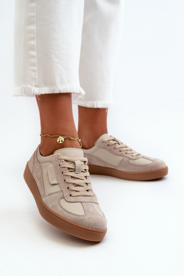 Zapatillas de ante grises para mujeres Vinceza 7933 2
