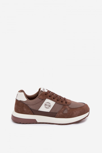 zapatillas Zapatillas modelo zapatos. para los hombres Big Star TT174353 color marrón 2