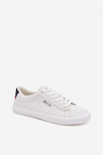 para los hombres zapatos casuales de cuero ecológico Big Star TT174001 el color blanco