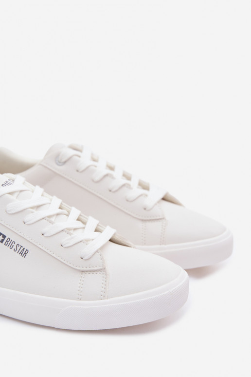 para los hombres zapatos casuales de cuero ecológico Big Star TT174001 el color blanco