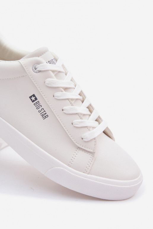 para los hombres zapatos casuales de cuero ecológico Big Star TT174001 el color blanco