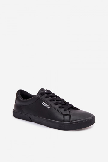 Zapatos casuales para hombre de cuero sintético Big Star TT174002 color negro