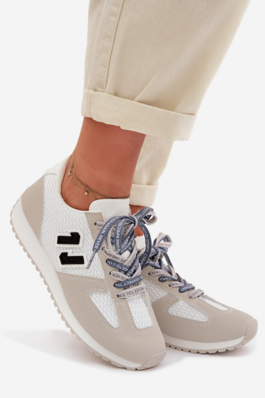 Zapatillas modelo zapatos. Femenino Con decoraciones atándosem color gris Henira