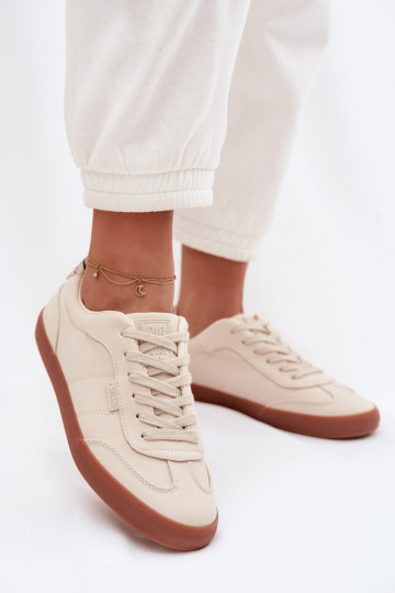 Zapatillas modelo zapatos. Femenino  Big Star TT274358 beige 2