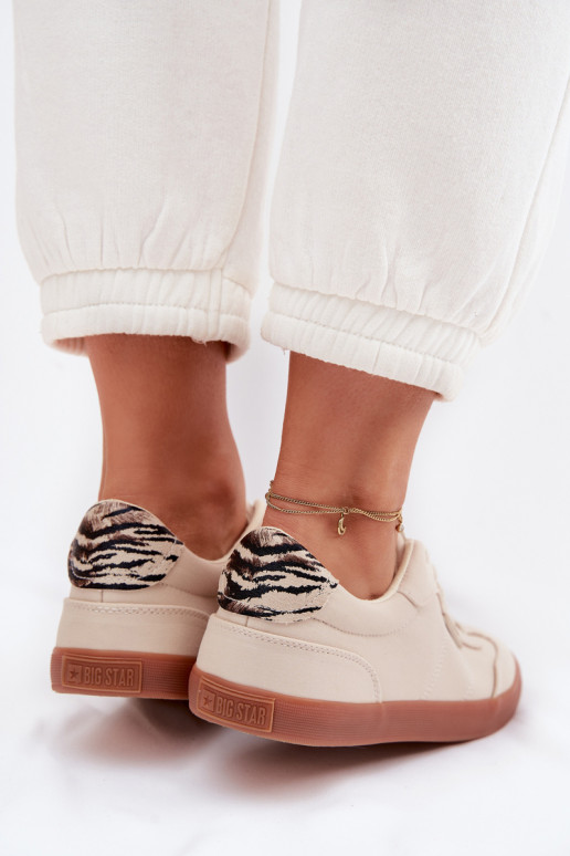 Zapatillas modelo zapatos. Femenino  Big Star TT274358 beige