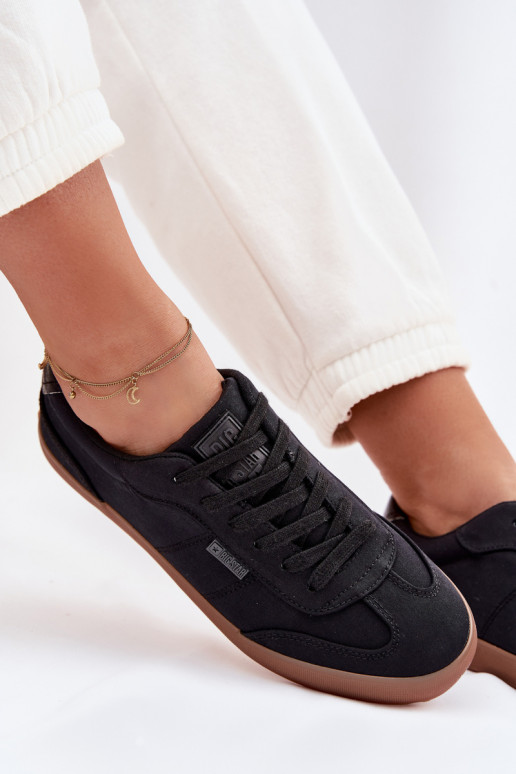 Zapatillas modelo zapatos. Femenino  Big Star TT274356 de color negro