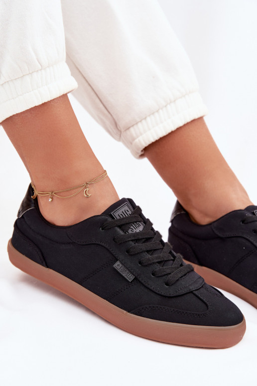 Zapatillas modelo zapatos. Femenino  Big Star TT274356 de color negro