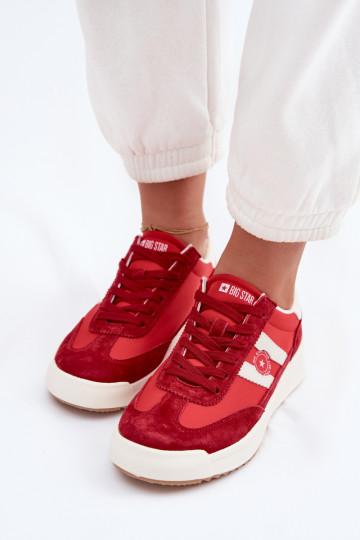 Zapatillas deportivas de mujer Big Star TT274158 color rojo