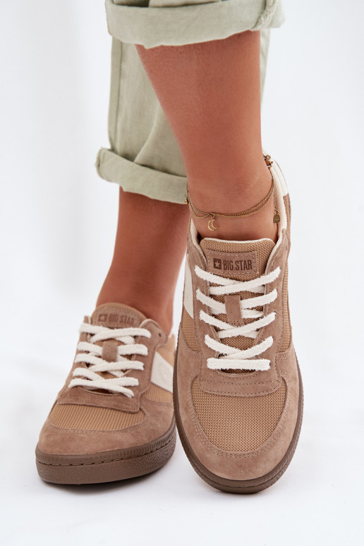 Zapatillas modelo zapatos. Femenino Big Star TT274177 color marfil