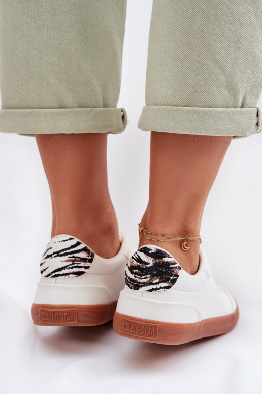 Zapatillas modelo zapatos. Femenino  Big Star TT274357 el color blanco