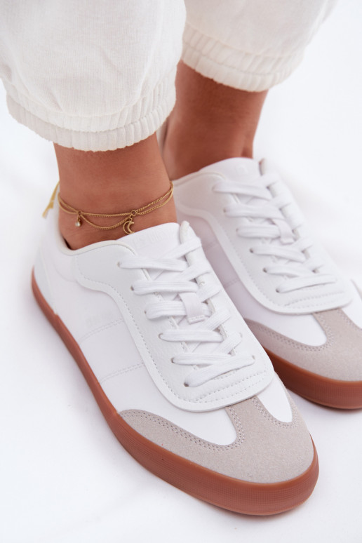 Zapatillas modelo zapatos. Femenino Big Star TT274421 el color blanco