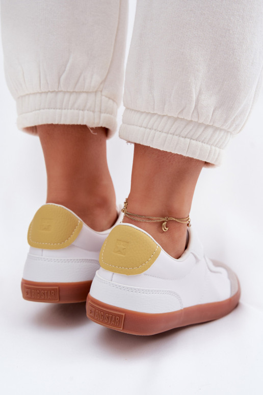 Zapatillas modelo zapatos. Femenino Big Star TT274421 el color blanco