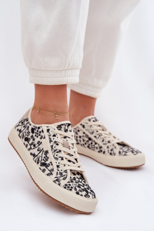 zapatos casuales Zapatillas Femenino Big Star TT274842 color marfil