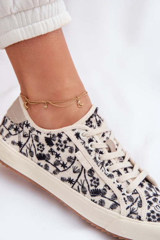 zapatos casuales Zapatillas Femenino Big Star TT274842 color marfil