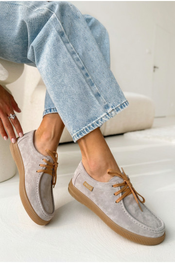 zapatosActivadoturalnego de gamuzau Vinceza 95391 beige 2