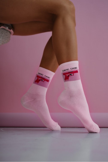 Medias de mujer GANG GANG de color rosa