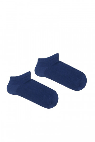 Medias infantiles en color azul marino liso