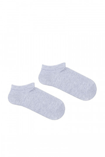 Medias infantiles en color gris liso