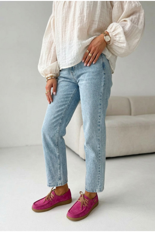 zapatosActivadoturalnego de gamuzau Vinceza 95391 color rosa