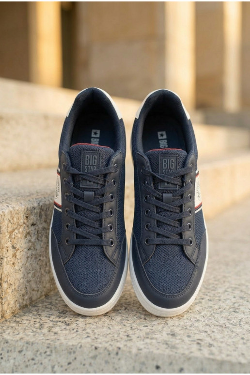 Zapatillas modelo zapatos. para los hombres Big Star TT174309 azul oscuro