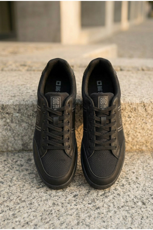 Zapatillas modelo zapatos. para los hombres Big Star TT174310 de color negro