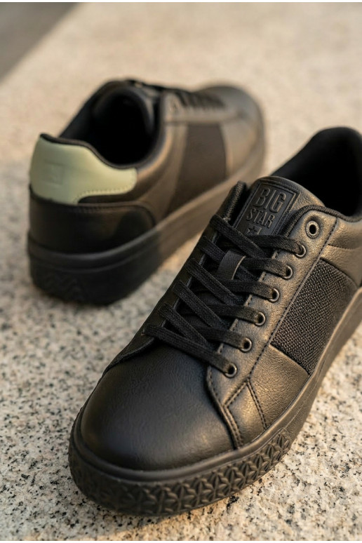 Zapatillas modelo zapatos. para los hombres Big Star TT174301 de color negro