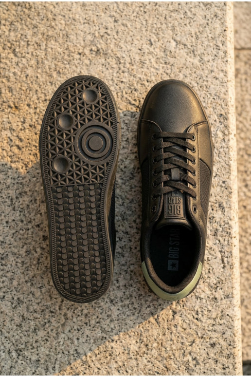 Zapatillas modelo zapatos. para los hombres Big Star TT174301 de color negro