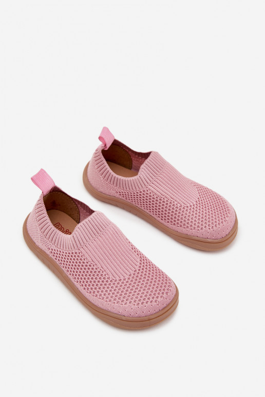 Zapatillas sin cordones Barefoot Infantil Milami color rosa Tiene queriselle