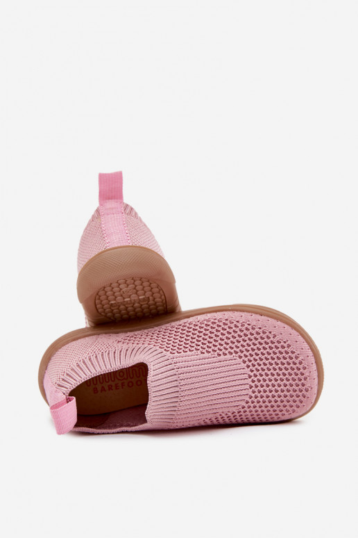 Zapatillas sin cordones Barefoot Infantil Milami color rosa Tiene queriselle