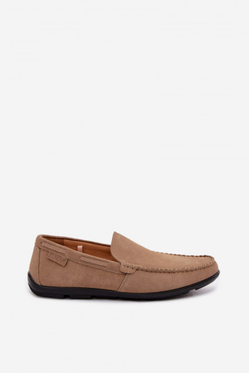 Mocasines para hombres de ante Big Star TT174201 color arena 2