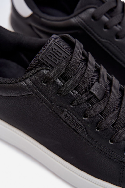 Zapatillas modelo zapatos. para los hombres Big Star TT174332 de color negro