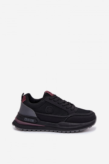 zapatillas para los hombres Big Star TT174317 Hi-Poly System de color negro 2