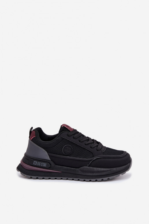 zapatillas para los hombres Big Star TT174317 Hi-Poly System de color negro