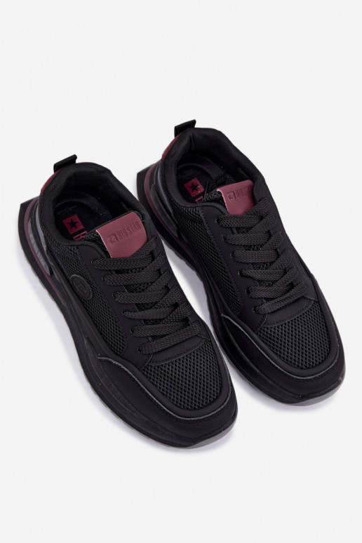 zapatillas para los hombres Big Star TT174317 Hi-Poly System de color negro