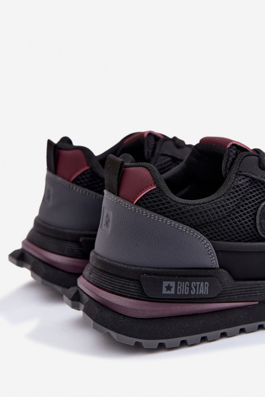 zapatillas para los hombres Big Star TT174317 Hi-Poly System de color negro