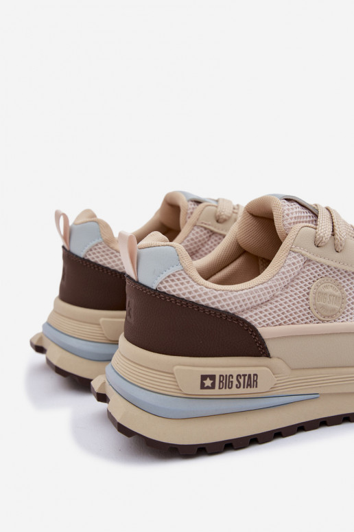 zapatillas para los hombres Big Star TT174316 Hi-Poly System beige