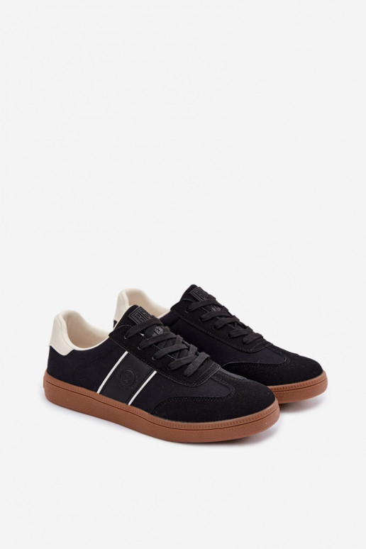 Zapatillas modelo zapatos. para los hombres Big Star TT174129 de color negro