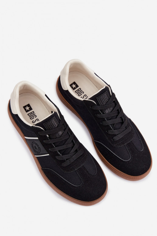 Zapatillas modelo zapatos. para los hombres Big Star TT174129 de color negro