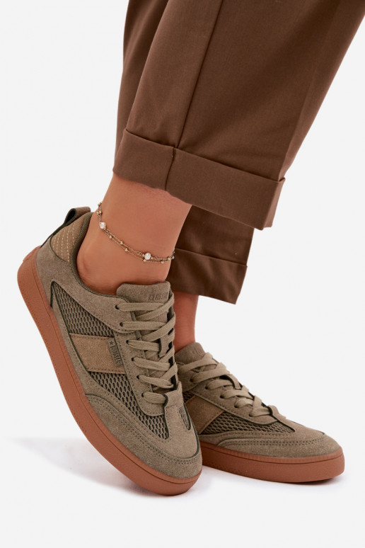 Zapatillas modelo zapatos. Femenino Big Star TT274761 de color caqui