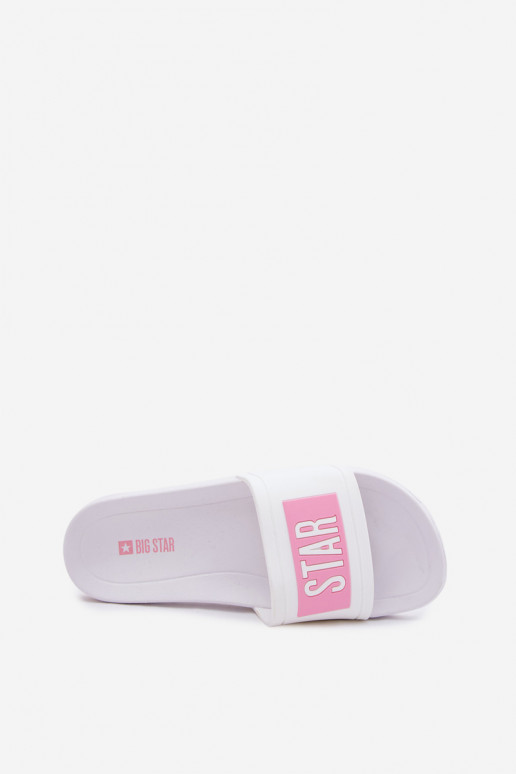 Femenino Zapatillas Big Star TT274A005 Blanco-color rosa