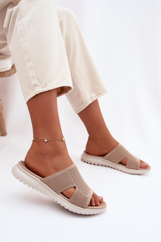 zapatillas de mujer Sergio Leone KL064 beige