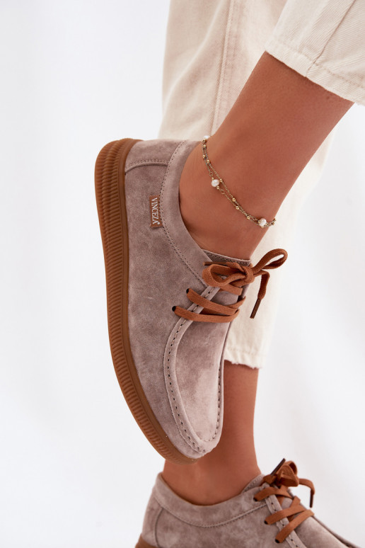 zapatosActivadoturalnego de gamuzau Vinceza 95391 beige