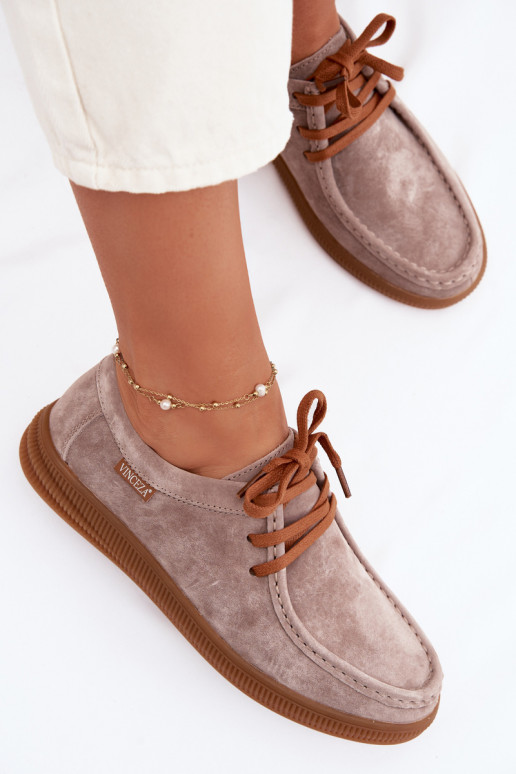 zapatosActivadoturalnego de gamuzau Vinceza 95391 beige